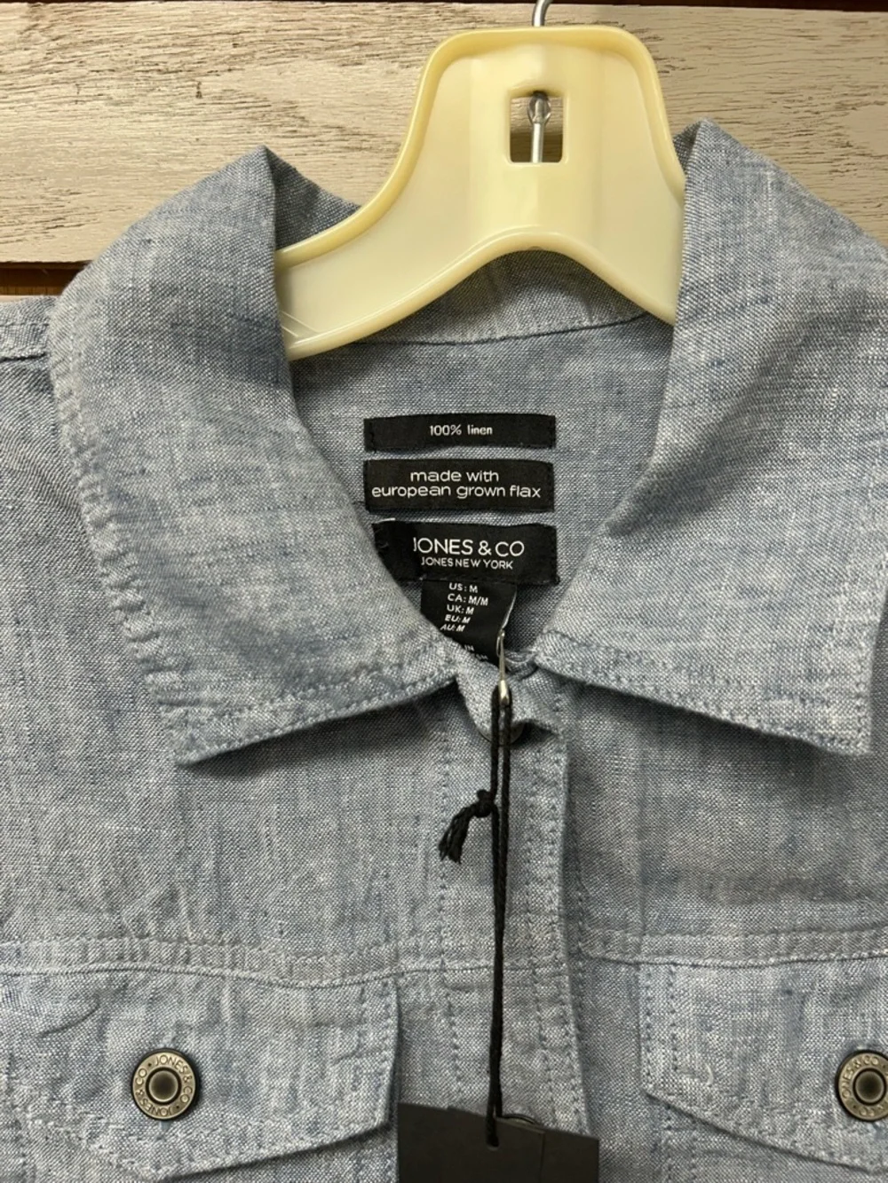 Jones New York Light Linen Top Jacket - Picture 2 of 5